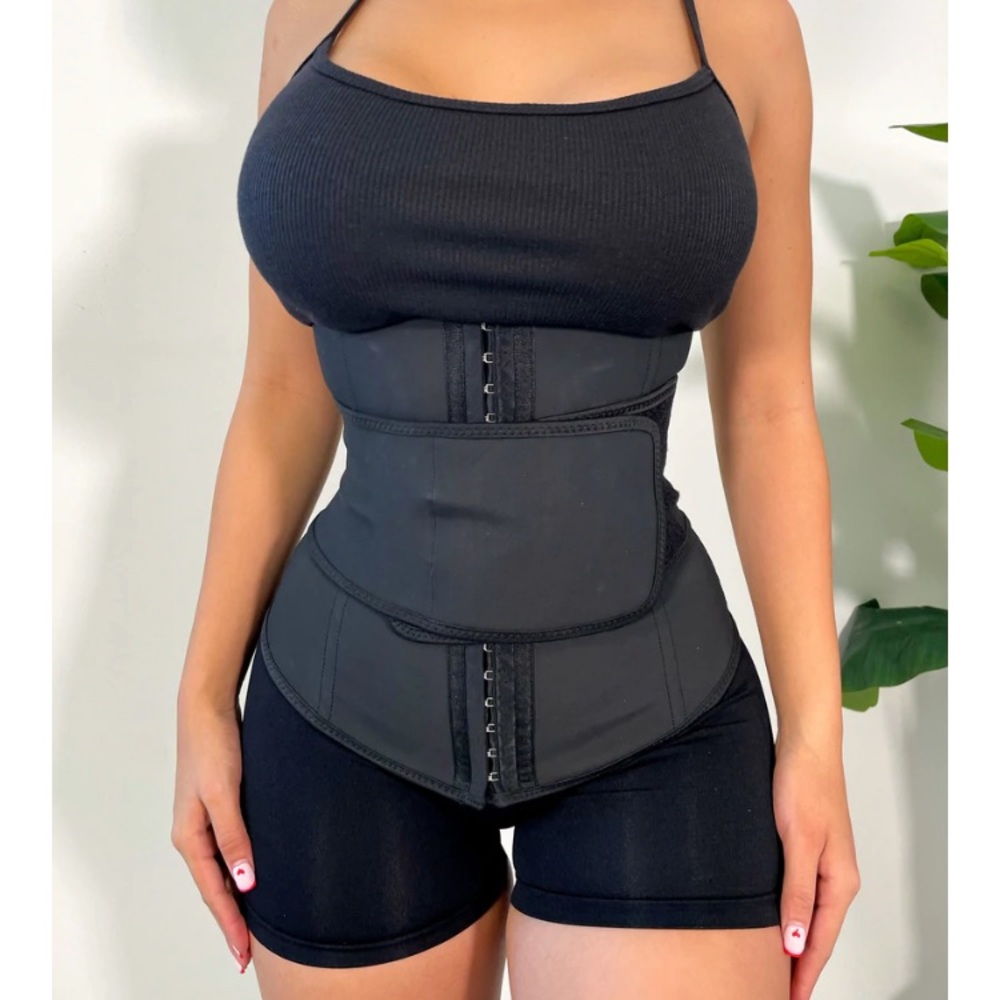 Hourglass Curve Latex Waist Cincher/Trainer